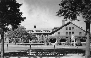 H90/ Cedar City Utah RPPC Postcard c1940s Hotel El Escalante 106