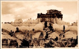 RPPC Bryce Temple, Bryce Canyon National Park UT Vintage Postcard P65