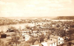 Marietta Ohio Birds Eye View Real Photo Vintage Postcard AA54148