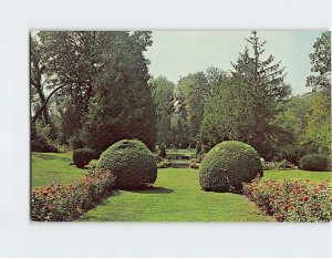 Postcard International Friendship Gardens Michigan City Indiana USA