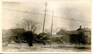 OH - Dayton. March 1913 Flood Aftermath,   - RPPC  (PHOTO, not a postcard)