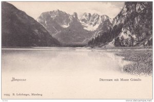 Durrensee Mit Monte Cristallo, Ampezzo (Friuli-Venezia Giulia), Italy, 1900-1...