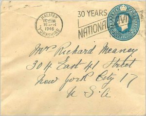 Entier Postal Stationery Postal Feb. 1 / 2p Halifax