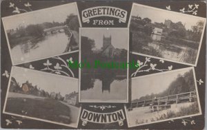 Wiltshire Postcard - Greetings From Downton SW6412
