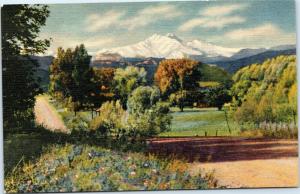 Long's Peak and Mt. Meeker from the Fields of Northern Colorado