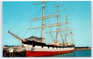 SAN FRANCISCO, CA California ~ Famous Sailing Ship BALCLUTHA c1960s Postcard