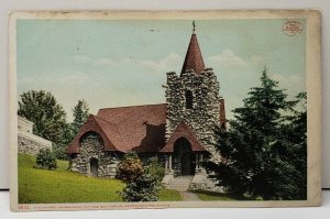 Adirondack Mountains The Chapel Adirondack Cottage Sanitarium 1910 Postcard C12