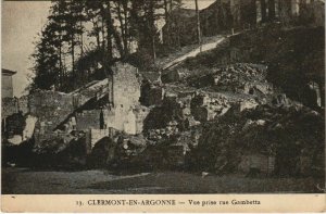 CPA CLERMONT-en-ARGONNE Vue prise rue Gambetta (152522)