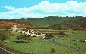 Vintage Postcard Gardens Of The Missing Monument Interior Slope Honolulu Hawaii