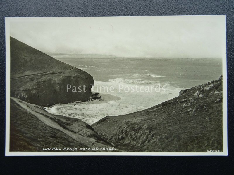 Cornwall ST. AGNES Chapel Porth c1950's RP Postcard