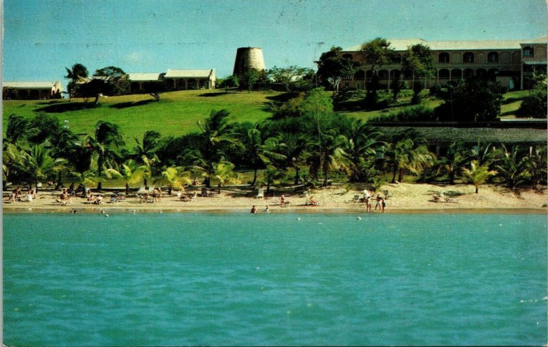 Buccaneer Beach Hotel Christiansted St Croix US Vigin Islands VTG Postcard PM 