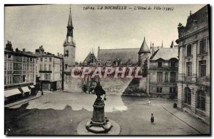 Old Postcard La Rochelle L & # 39Hotel Town