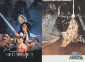 Star Wars Return Of The Jedi 2x Lucasfilm Film Poster Postcard s