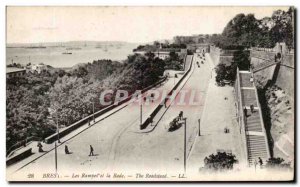 Old Postcard Brest Ramps and La Rade