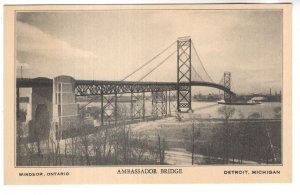 Ambassador Bridge, Detroit, Michigan, Windsor, Ontario