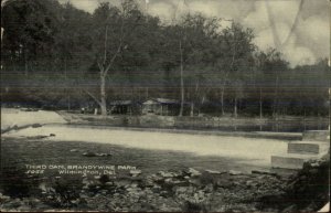 Wilmington DE Third Dam Brandywine Park c1910 Postcard