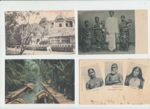 CEYLON SRI-LANKA ASIA 56 Vintage Postcards Pre-1930 ALL POOR CONDITION (L2721)