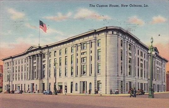 Louisiana New Orleans The Custom House  1950