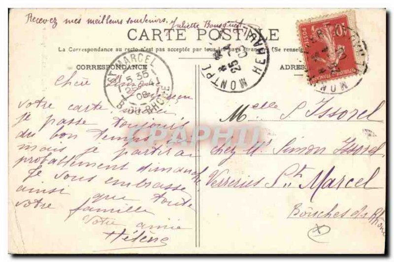 Old Postcard MONTELLIER Chateau d'Eau