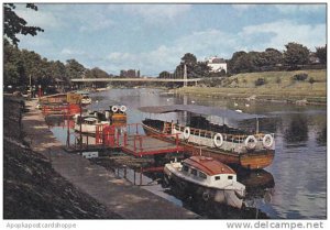 England Chester River Dee Boat Landings & Suspension Bridge