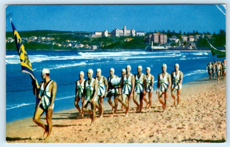 MANLY, N.S.W. Australia ~ Lifeguards NORTH STEYNE BEACH Lifesavers Postcard