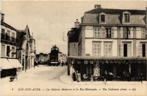 CPA Bar sur Aube- Les Galeries Modernes&Rue Nationale FRANCE (1007315)