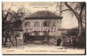 Old Postcard Savoy Surroundings of Chambery House Charmettes