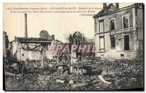 Old Postcard Militaria Great War 1914 Sermaize les Bains Battle of the Marne ...