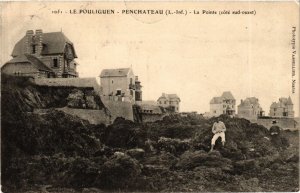 CPA Le POULIGUEN PenChateau La Pointe coté S-O (984640)