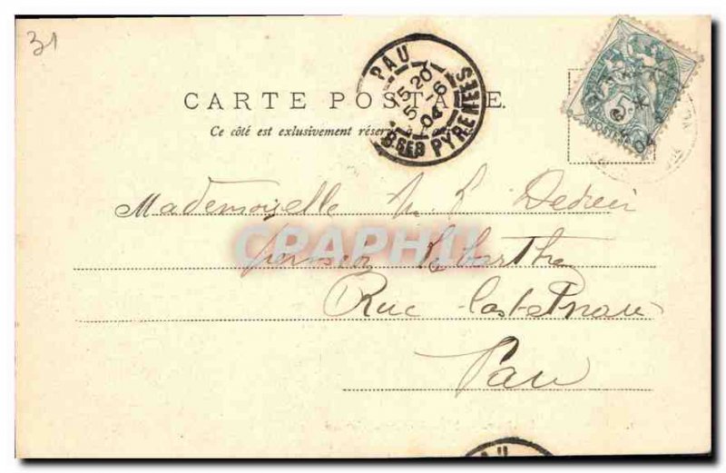 Old Postcard Luchon the Spa Establishment