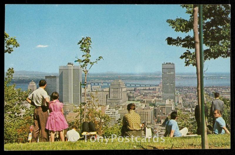 View taken from Mount Royal Lookout