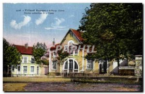 Old Postcard Villard Ronuot Lancey Children Schools and mail