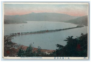 1911 River Mountain View Whole View of Amanohashidate Kyoto Japan Postcard