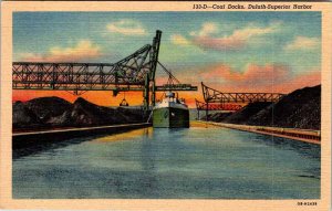 Postcard BRIDGE SCENE Duluth Minnesota MN AL8373