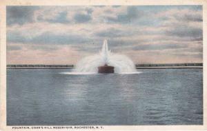 Fountain at Reservoir - Cobb's Hill Park NY, Rochester, New York - pm 1918 - WB