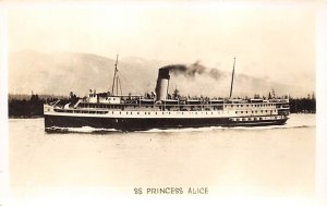 SS Prince Alice Real Photo Steamer Ship 