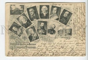 438262 GERMANY Kings 200 years of the Prussian kingdom Vintage postcard