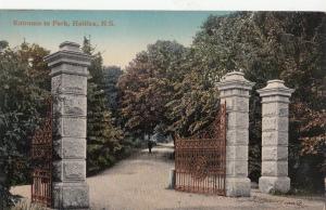 B77696 entrance to park halifax NSl  canada scan front/back image