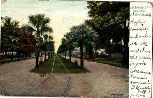 Tucks 5026 Jacksonville FL Main Street UDB c1908 Vintage Postcard K27