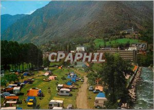 Postcard Modern Camping Andorra Escaldes