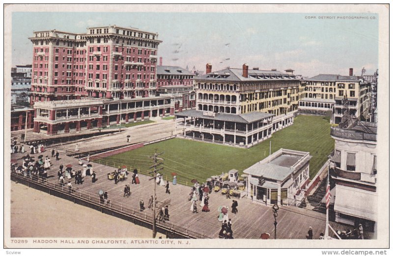 Haddon Hall and Chalfonte, Atlantic City, New Jersey, PU-1914