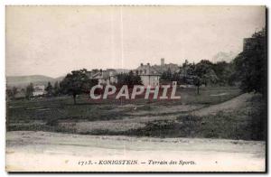 Old Postcard Kpnigstein Sports Ground