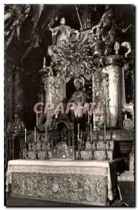 Spain Espana Spain Santiago Cathedral Altar Mayor Composteka Old Postcard