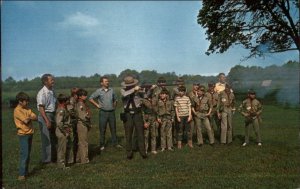 Fort Oglethorpe GA Rifle Rfiring Demo Gun - Boy Scouts Postcard