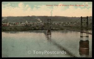 General View of Monaco from Rochester, Pa.