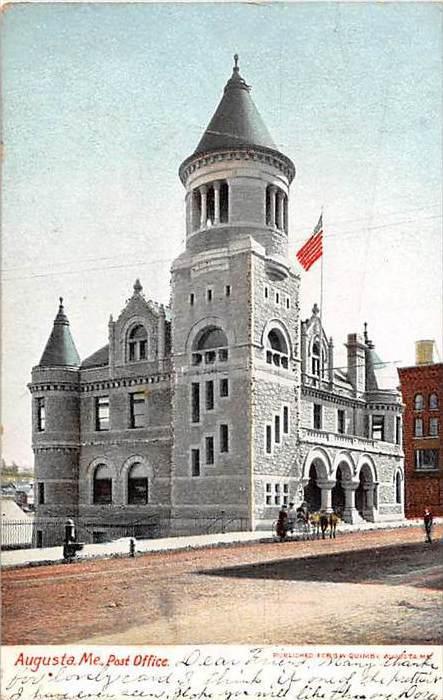 Maine  Augusta  Post Office