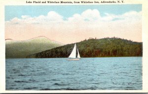 New York Adirondacks Lake Placid and Whiteface Mountain From Whiteface Inn