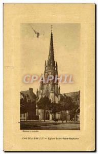 Old Postcard Chatellerault Eglise Saint Jean Baptiste