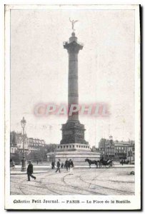 Postcard Collection Old Diary Paris Place de la Bastille