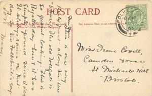 Vintage Postcard Lower Sandgate Rd. Folkestone Kent UK